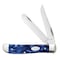 Case Cutlery Knife, Blue Pearl Kirinite Mini Trapper 23432 - alternate 1